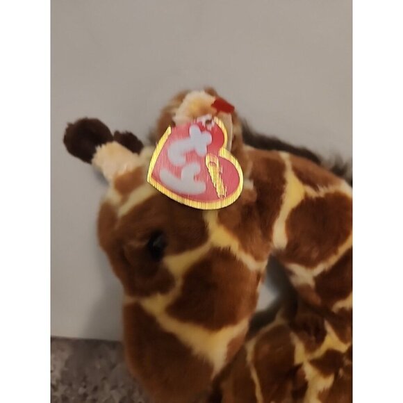 TY CLASSIC Giraffe Hightops 2003 Plush Beanie 14" Used W/ Tags RETIRED - Picture 3 of 8